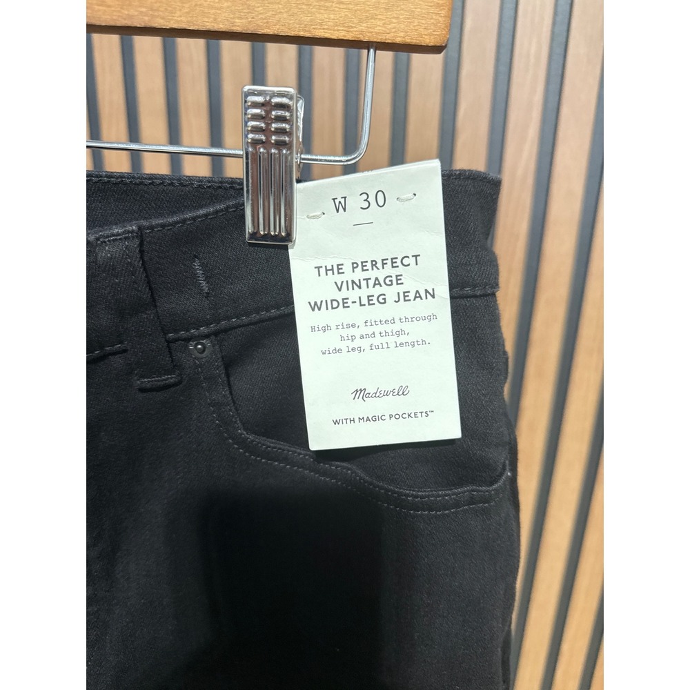 Madewell NWT The Perfect Vintage Wide-Leg Jean - Size 30 - MSRP $148 - Picture 9 of 10